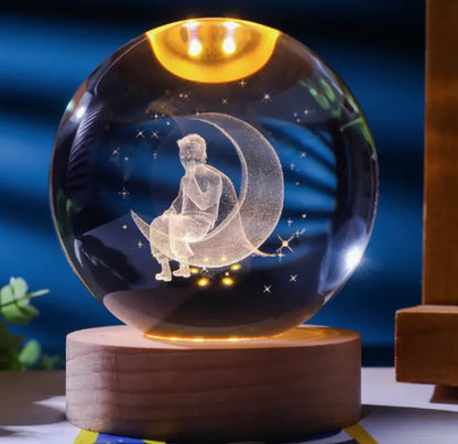 3D Constellation Crystal Night Light