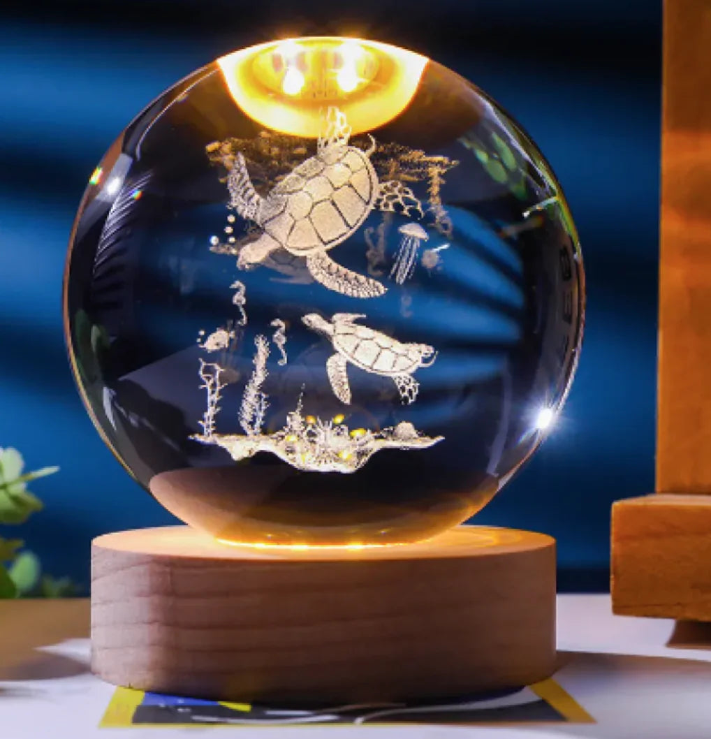 3D Constellation Crystal Night Light