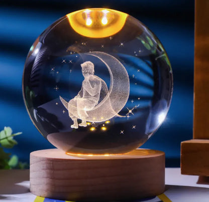 3D Constellation Crystal Night Light